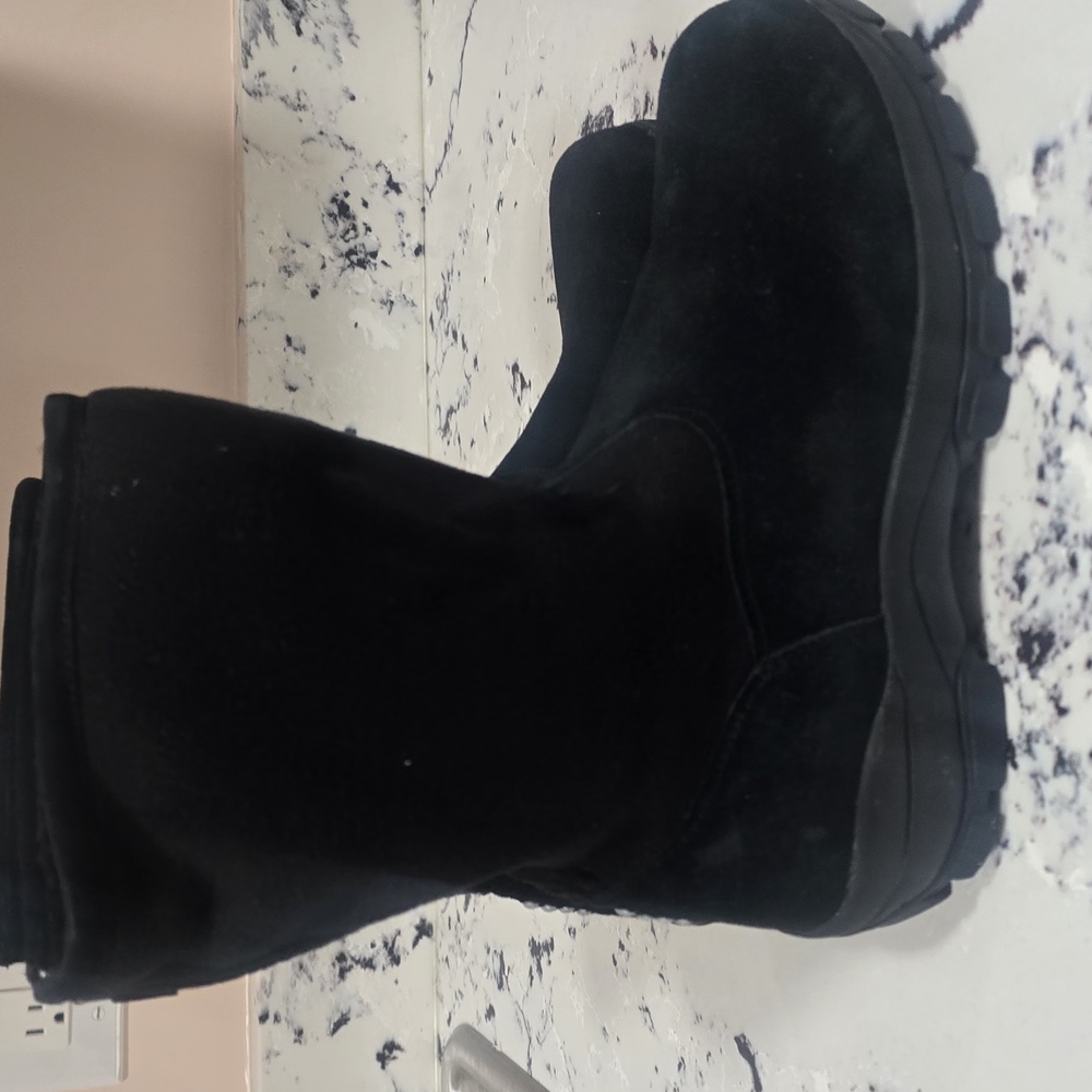Black Suede Boots
